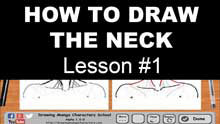 Drawing Manga Characters School - Lessons #1: How to Draw the Neck